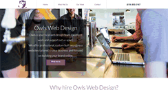 Desktop Screenshot of owlswebdesign.com